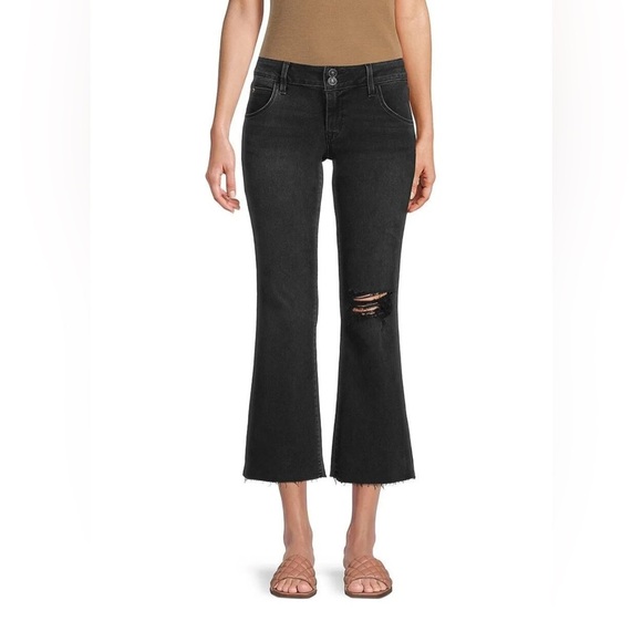 Hudson Jeans Denim - Hudson Jeans Hudson Crop Collin Flare Mid-rise Size 29 Charcoal